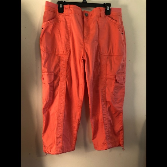peach cargo pants